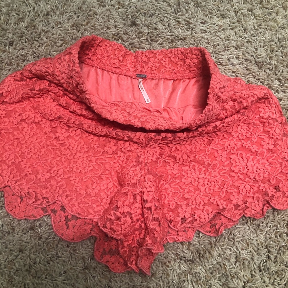 Free people woman’s lace shorts